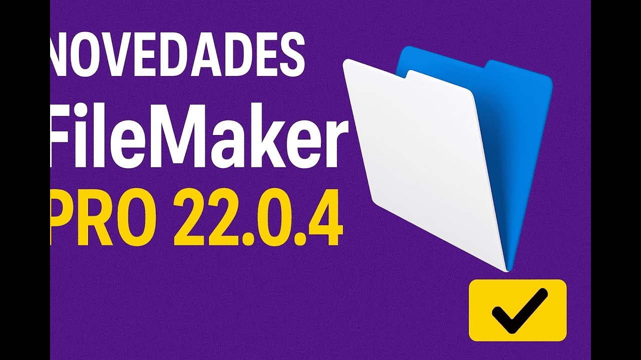 DESCARGAR FILEMAKER PRO 22 0 4 - YouTube