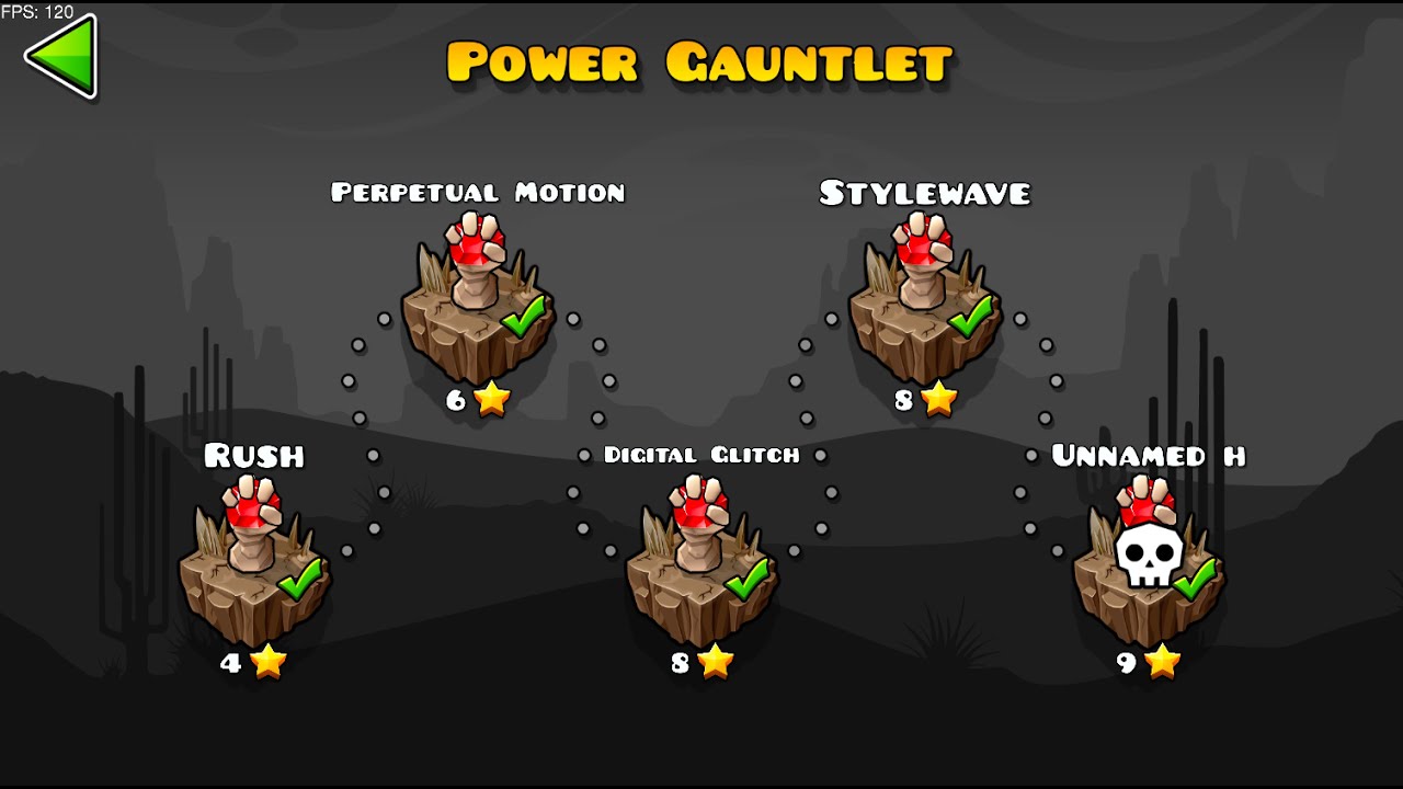 (All Coins + Clicks) Power Gauntlet Complete - Geometry Dash - YouTube