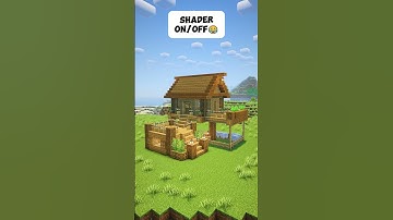 Minecraft Shaders Vs Vanilla😂 #shorts