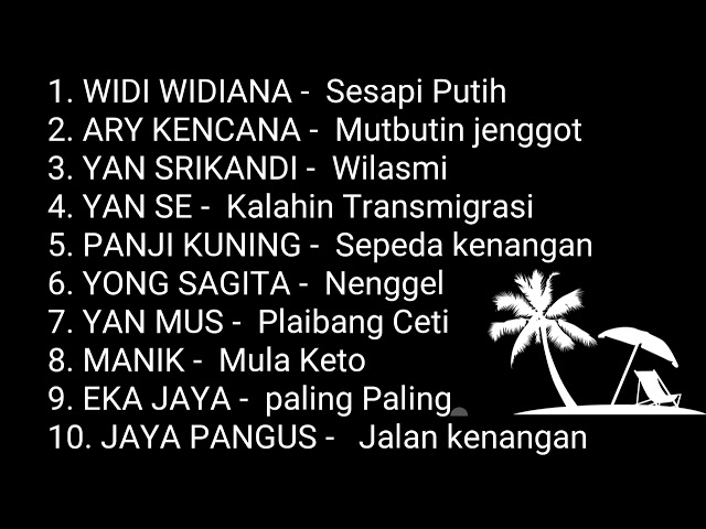 10 LAGU BALI LAWAS / Part 4 (Widiwidiana/Panji kuning/ary kencana/yan mus/yong sagita/yan srikandi) class=