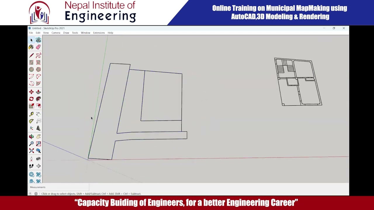 How to Draw a Wall in SketchUp Using the Push/Pull Tool (Beginner Tutorial)
