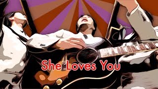 She Loves You - The Beatles karaoke cover chords