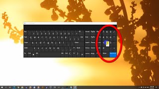How to enable the Numeric Key pad of On-Screen keyboard? (Windows 10)