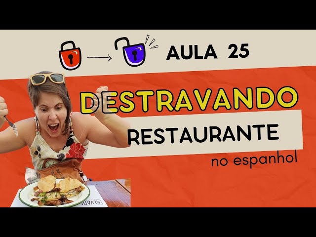 Vocabulário de RESTAURANTE em espanhol 