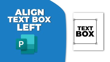 How to align text box left in Publisher