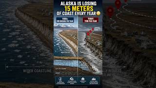 Alaska’s Coastline Is Collapsing | FameFacts Daily #alaska #arctic #shorts