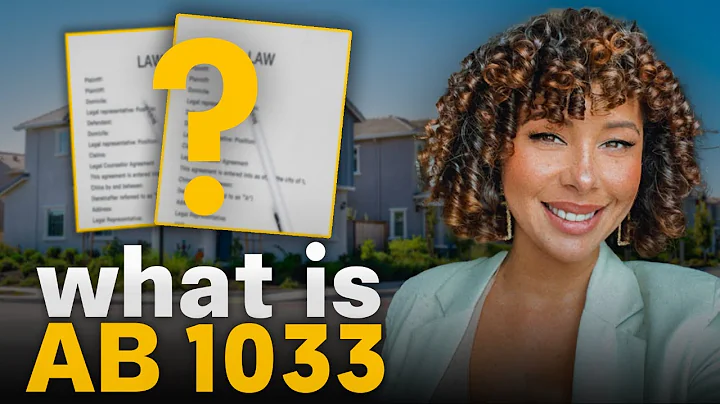 AB 1033 Being able to Sell Your ADU