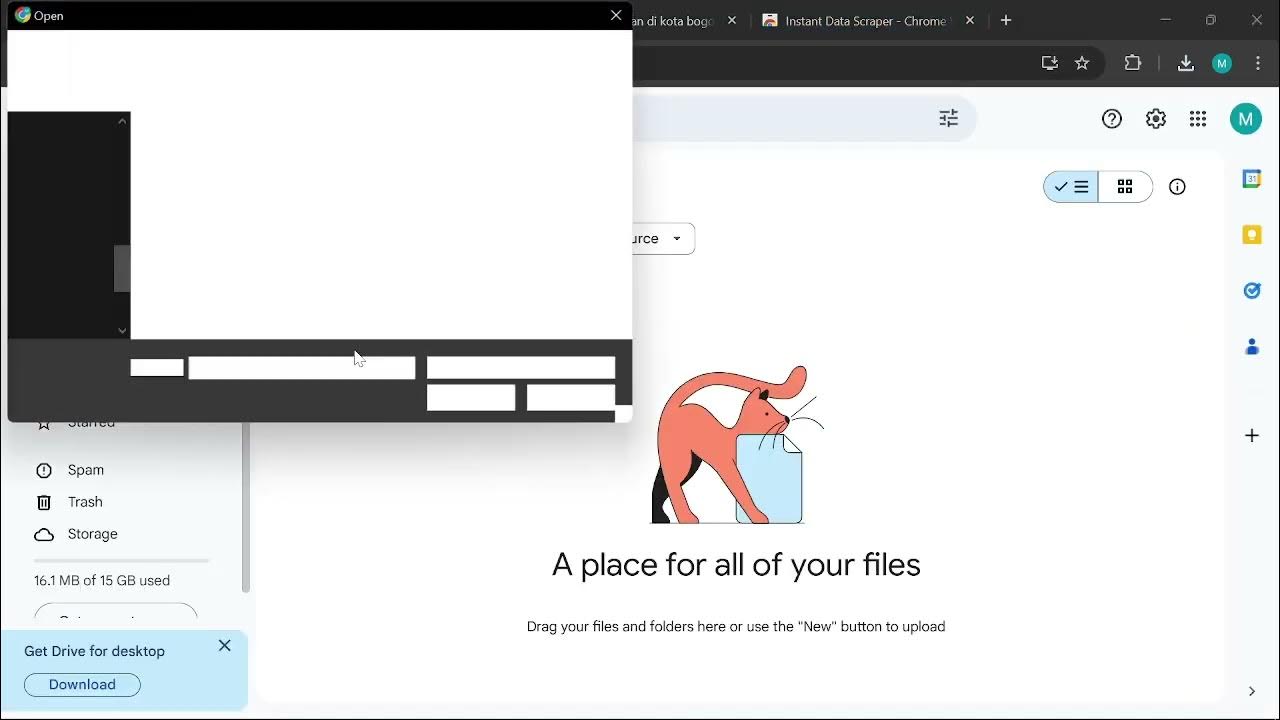 Cara scraping data spasial dari internet youtube