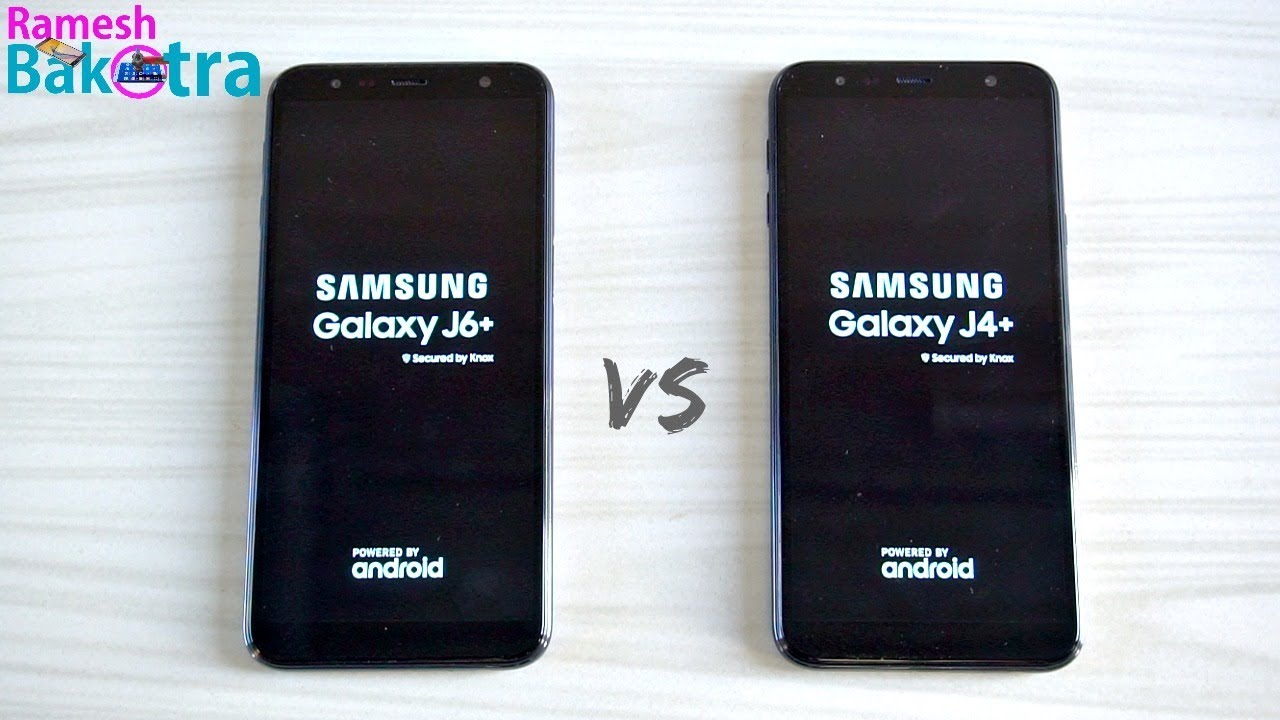 Samsung Galaxy J6 Plus vs J4 Plus SpeedTest and Camera