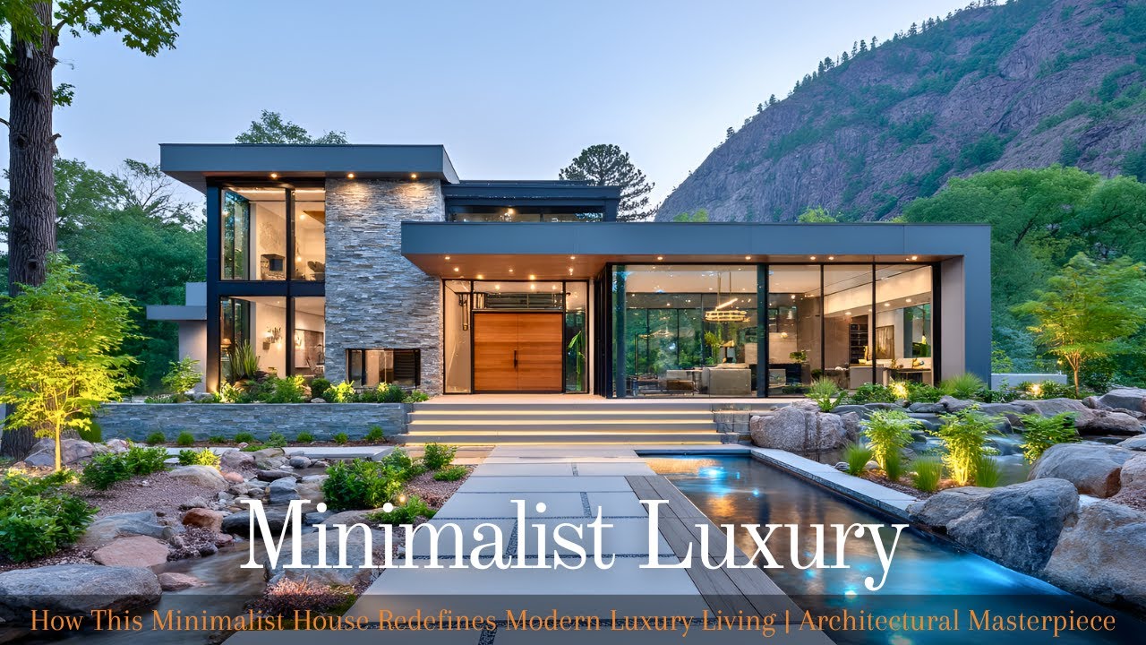 Modern Minimalist Luxury House Tour | Calm Interiors, Open Spaces ...