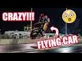 INSANE Marcus Birt Drag Radial Corvette Takes Flight!