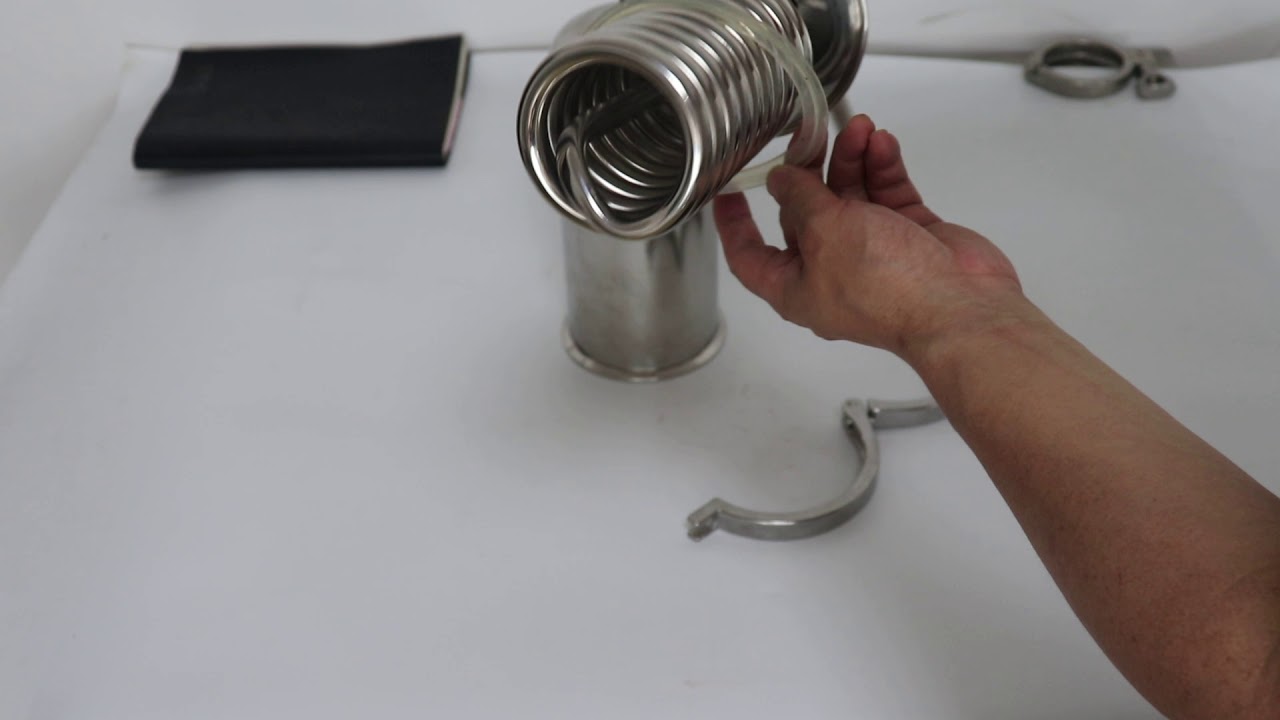 Pure steam sampling condenser YouTube