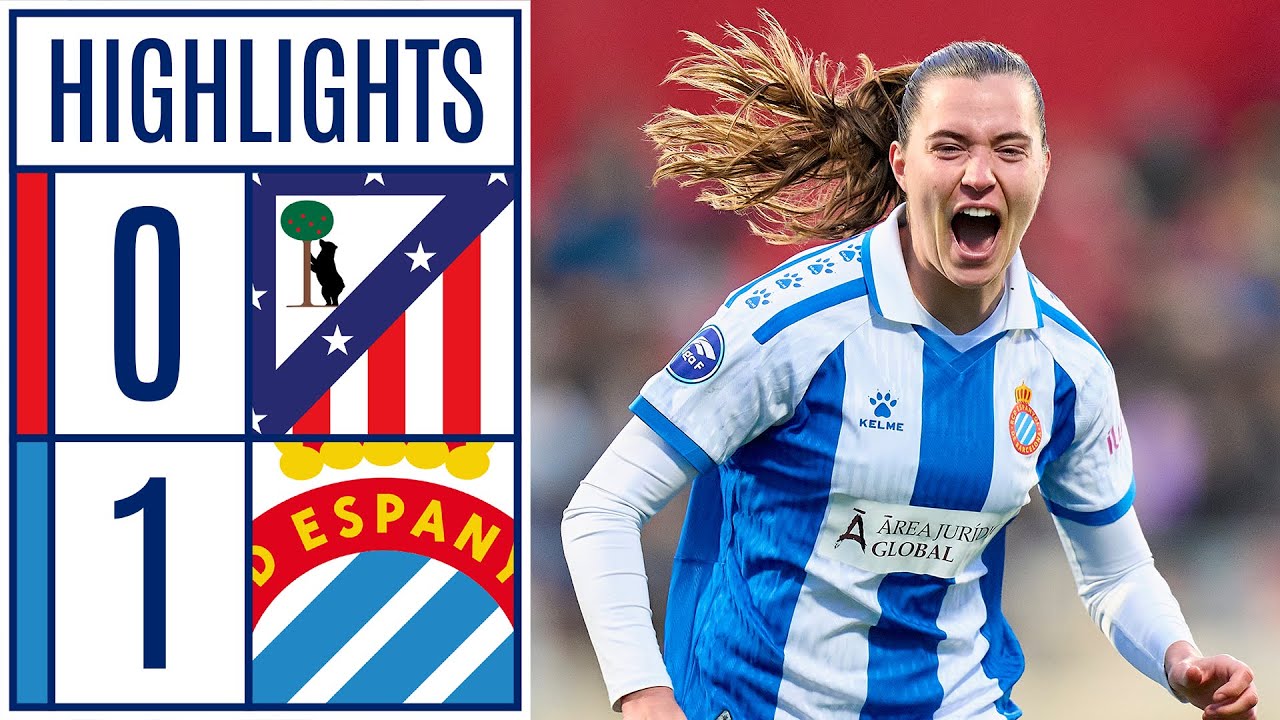 ATLÉTICO DE MADRID 0 - 1 RCD ESPANYOL | RESUMEN LIGA F MOEVE