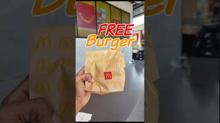 Mcdonalds Free Burger mcdonalds free burger foodie trending support