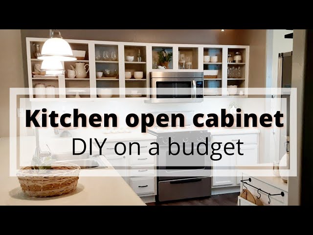 How to Go from Kitchen Cabinets to Open Shelving