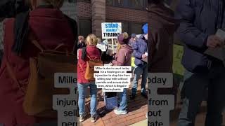 Amos Miller Raw Milk Hearing and Protest