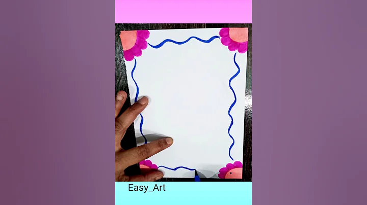 Easy paper border idea #yt#drawing #viralvideo#art#shorts#shortvideo #shortsfeed#viralvideo#ytshorts