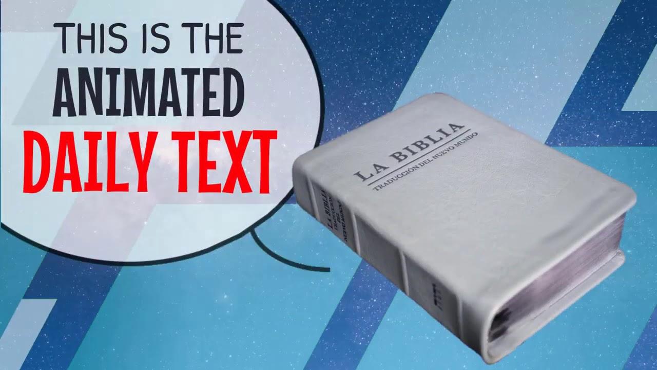 JW ANIMATED DAILY TEXT MAY 24 2020 YouTube