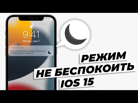 Как сфокусироваться на главном с помощью режима Не беспокоить в iOS 15 на iPhone