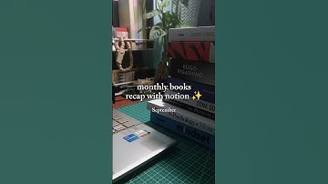Books recap with notion.  #notion #booktok #notiontips