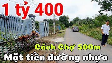 Đất 10x66 mặt tiền đường nhựa có 200m2 thổ cư gần Chợ Cẩm An Thạnh Đức Tây Ninh giá 1 tỷ 400 triệu