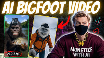 How to Make a Viral Bigfoot Yeti Vlog Video with AI (Using ChatGPT + Veo 3 + Gemini)