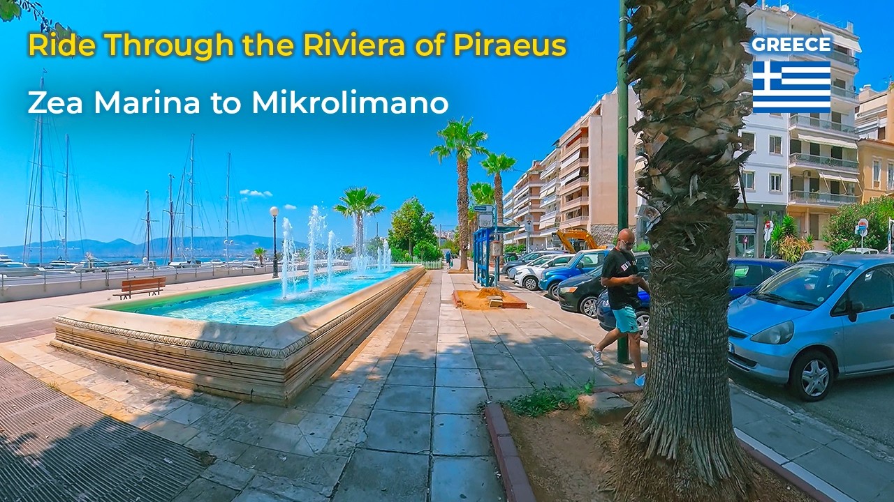Piraeus Scooter Ride | Zea Marina, Mikrolimano & Riviera Beach | Summer Greece POV Tour