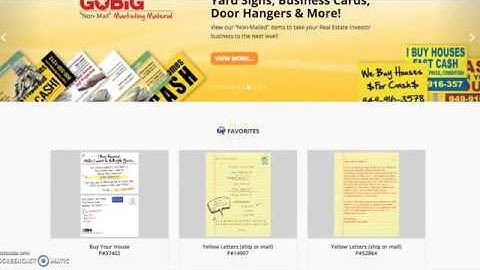 GoBig Printing & Direct Mail Center for Real Estate Investors