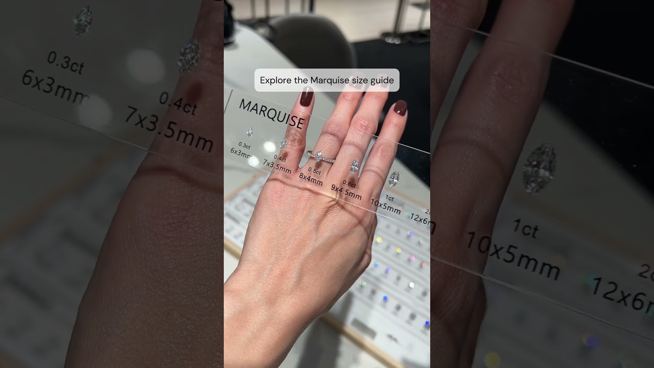 Marquise Cut Size Guide