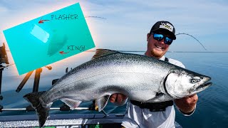 Salmon Fishing Lake Michigan | INSANE Underwater Footage!!!