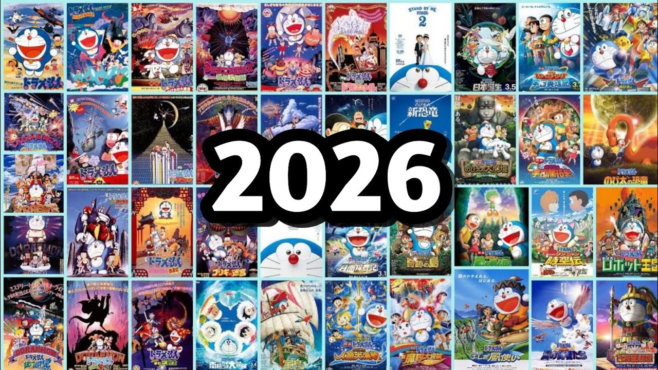 Doraemon All Movies List from 1980-2026 😍