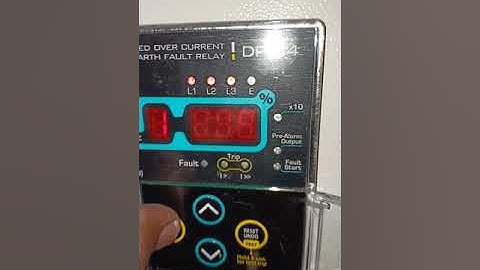 How To Setting Protection Relay Delab DP-34 Combined Overcurrent & Earth Fault Relay | EEM | 2018