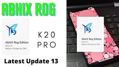 Abhix Rog edition redmi k20 pro #miui13 Review, Battery Profile, Smooth & #features #android12 #cod