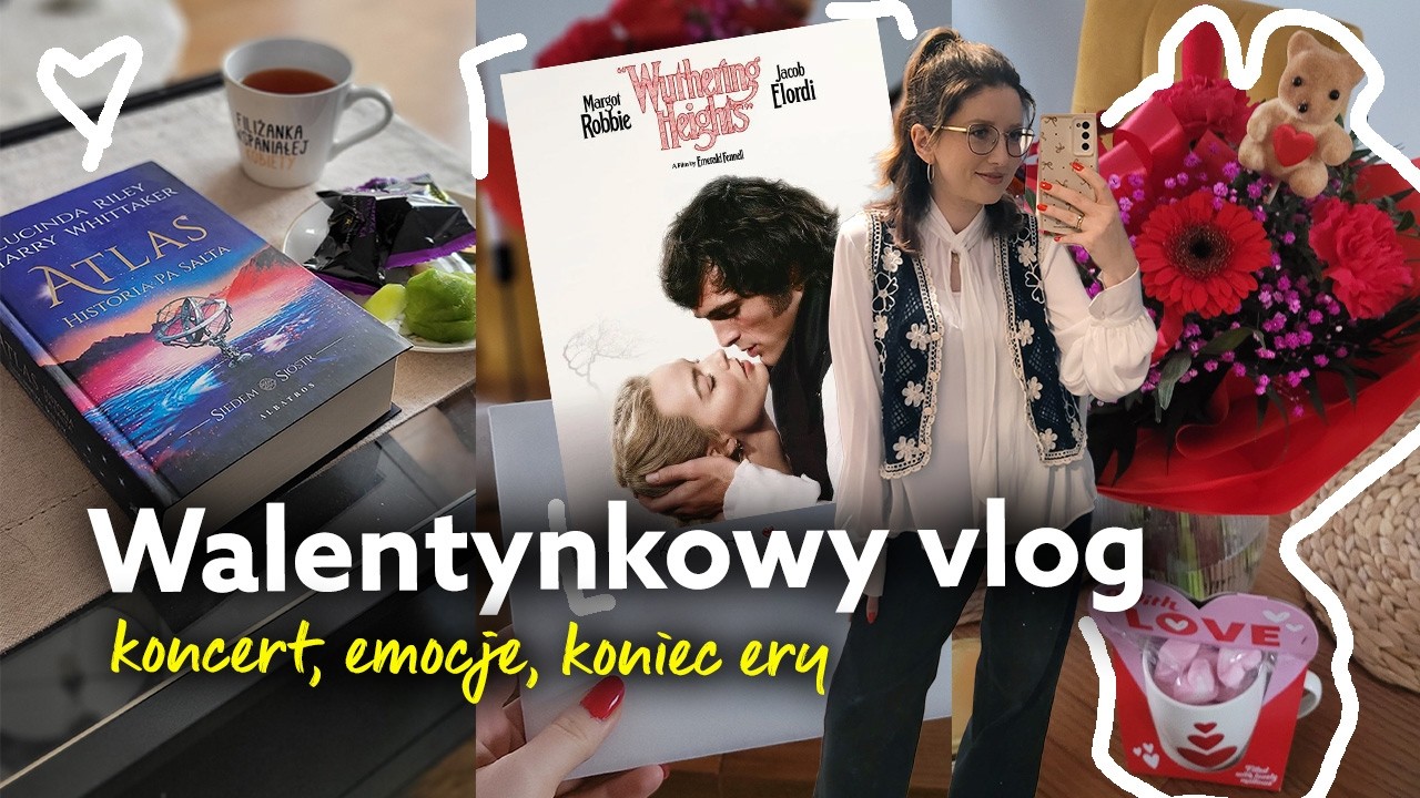 Tak wyglądały nasze Walentynki 💘 Koncert, prezenty, książki i kino | Weekend Vlog💘