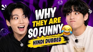 Why they are so funny 🤣 bts funny moments Hindi dubbed #bts