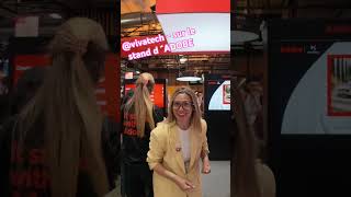 @VivaTechnology - sur le stand d’ @Adobe 🎤🔥 #tech #marketing #innovation #customerexperience