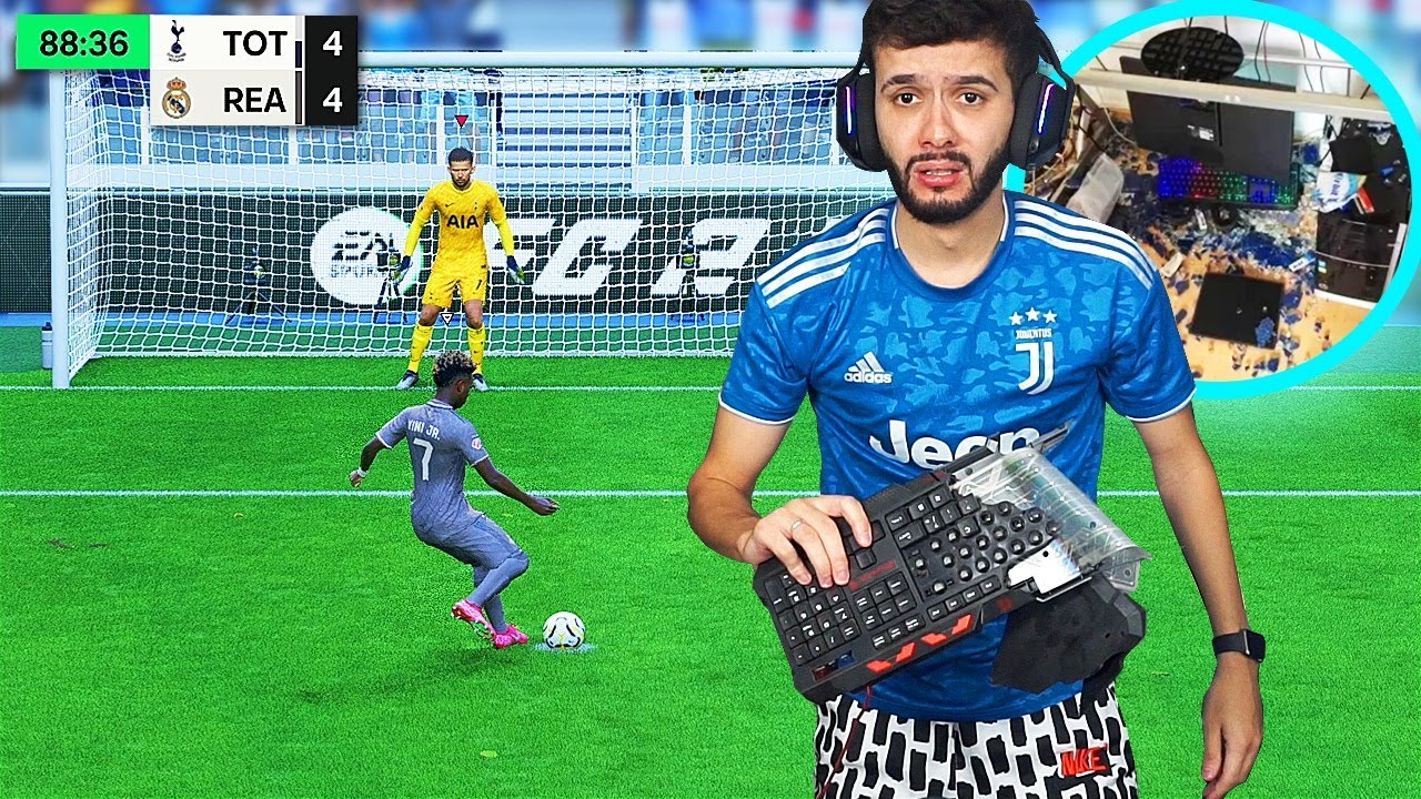 QUEBREI MEU PC GAMER DEPOIS DESSA PARTIDA DE FC 25… 😭