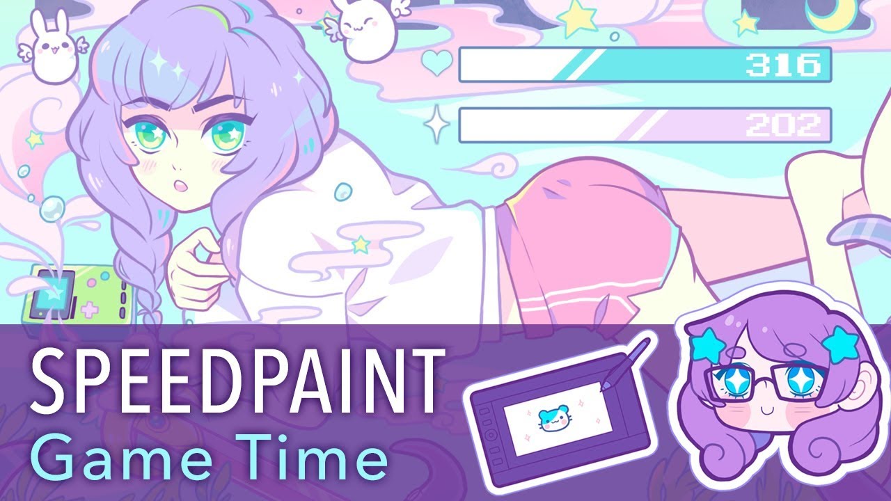 Speedpaint Game Time YouTube