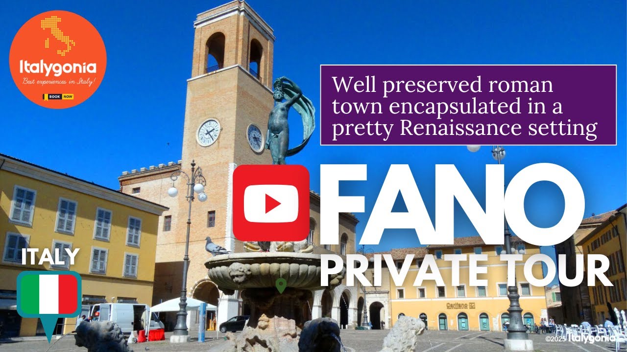 FANO private tour: well preserved roman town encapsulated in a pretty Renaissance setting