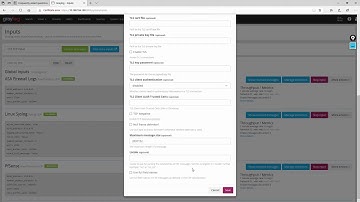 27. Graylog 3.1 || Start an input on ports below 1024
