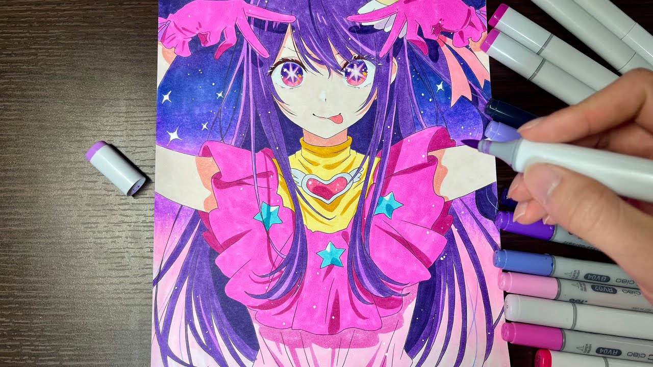 星野アイを描いてみた！【推しの子】