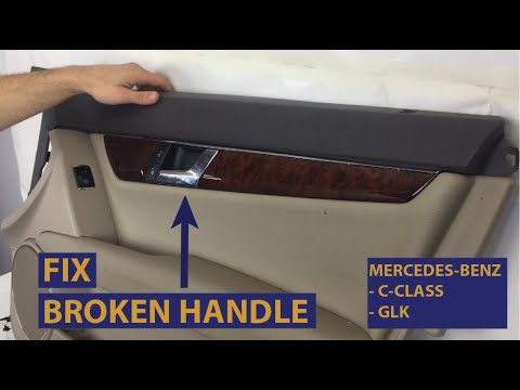 How to replace the Mercedes-Benz Interior Door Handle  C-Class W204 GLK X204