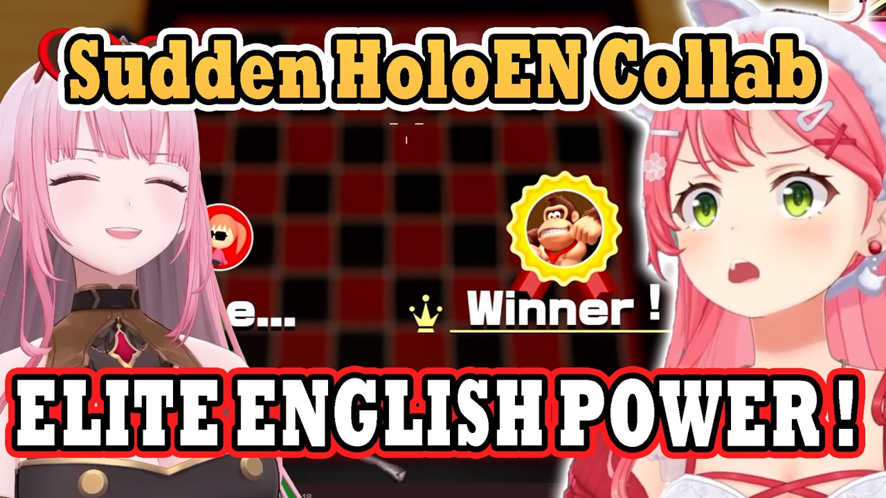 HoloEN Gen 0 Miko manages to Communicate With Calli Using Her Elite English !