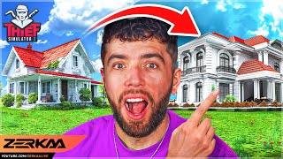 TURNING MY HOUSE INTO A LUXURY HOME.. (Thief Simulator 2)