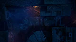 D&D - Animated Battle Map - Night town street UE5