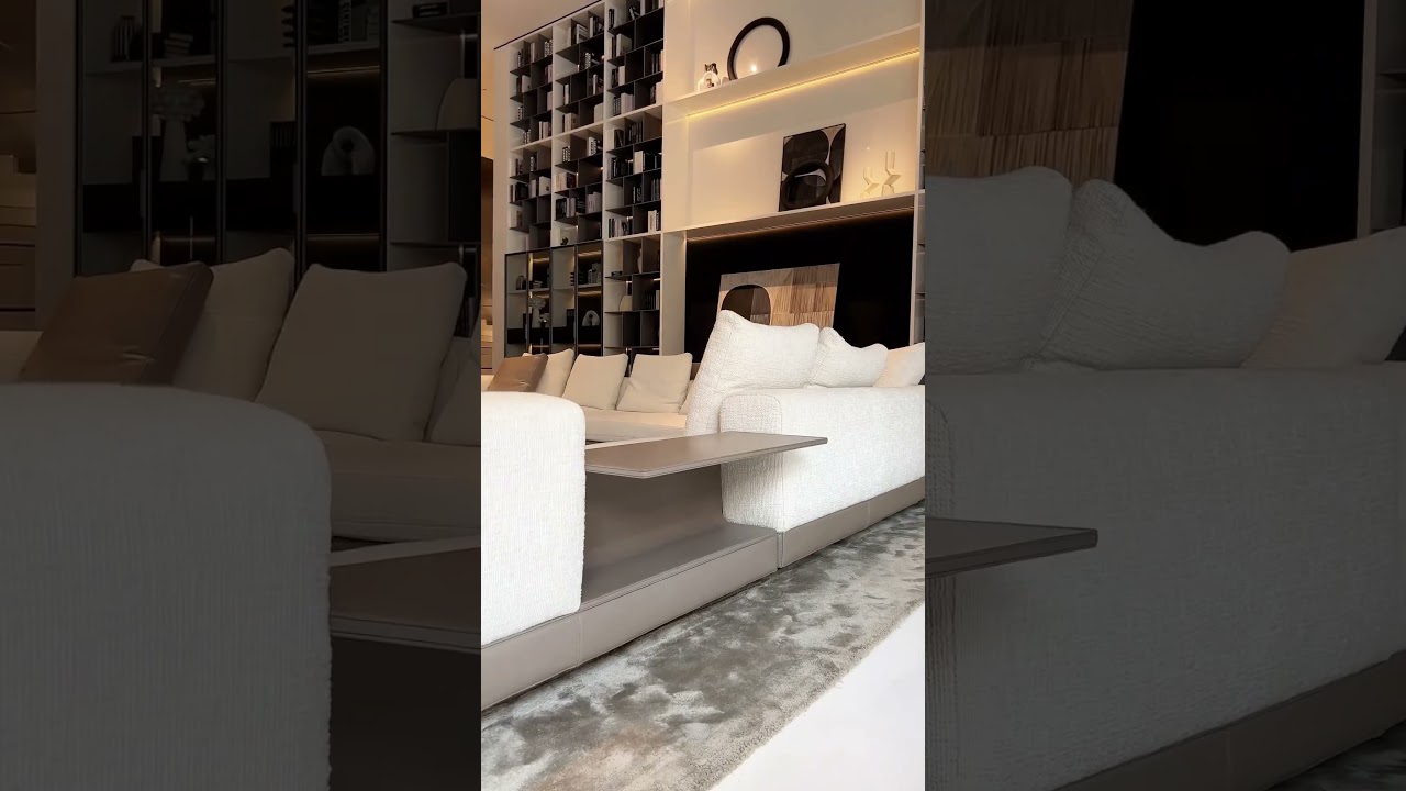 Create your perfect living room, starting with this minimalist sofa! 