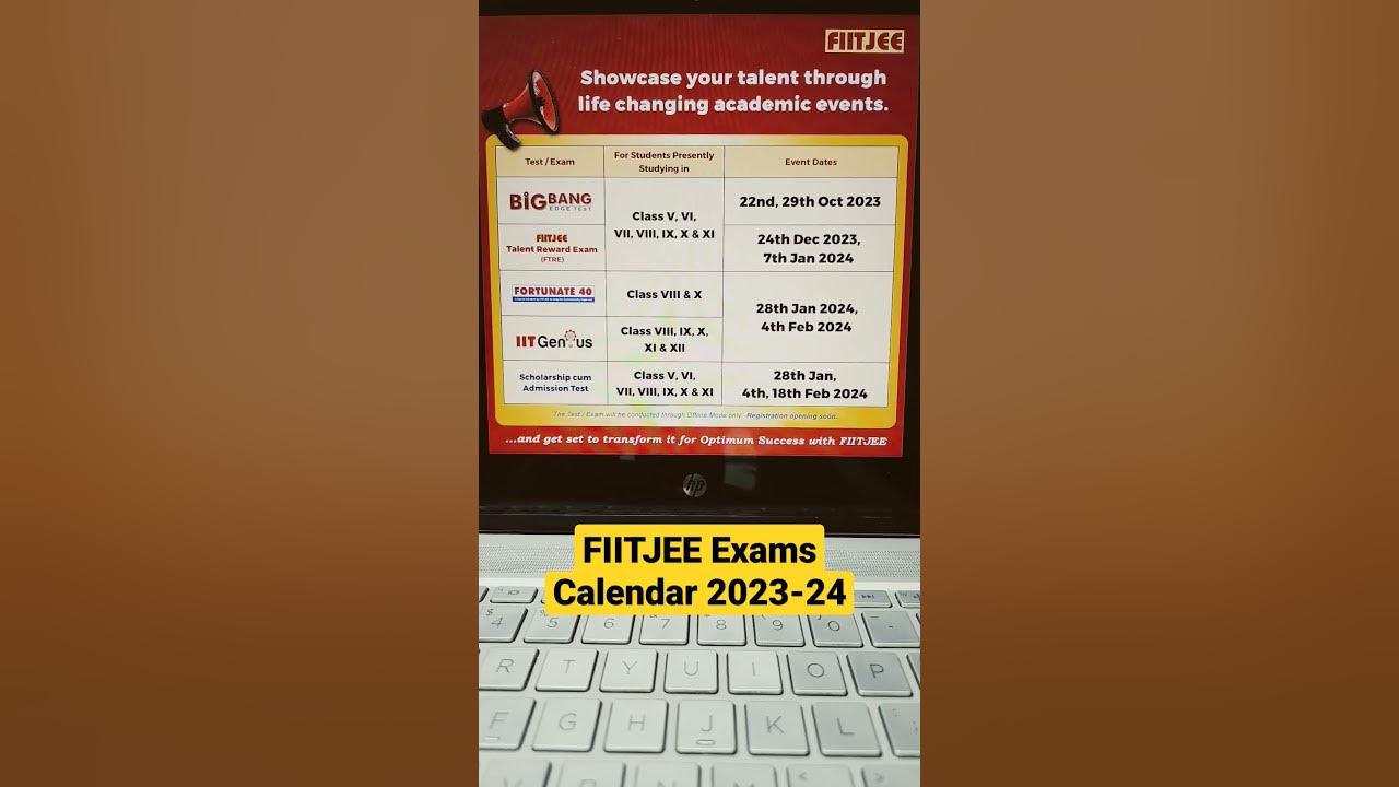 FIITJEE Big Bang Edge Test FIITJEE FTRE IIT Genius Fortunate 40