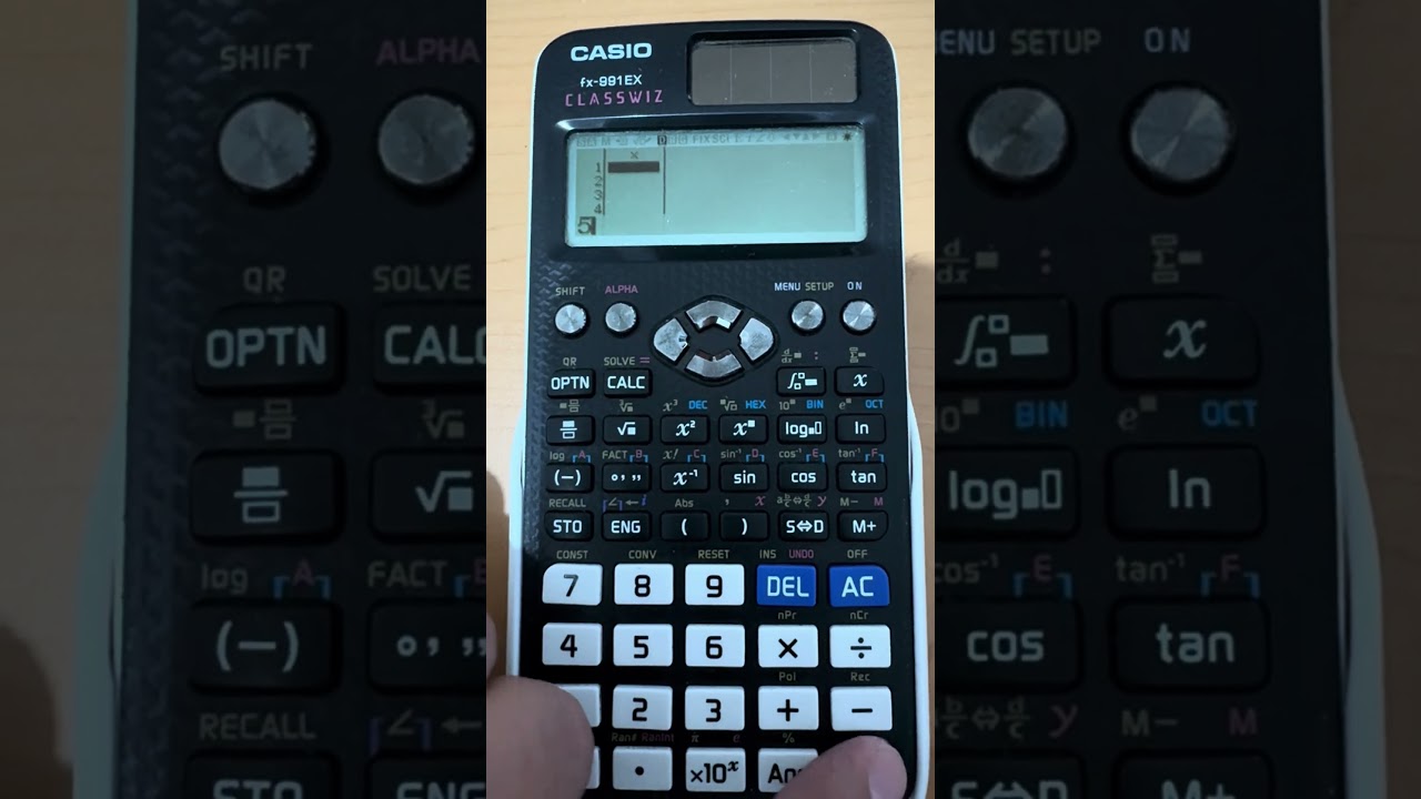 Media, mediana , moda , desviación estándar y varianza con la calculadora casio