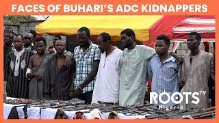 WATCH : Police parade 13 Kidnappers of Buhari’s ADC in law, 27 Others