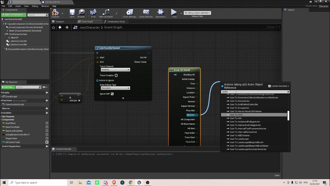 Line Trace Ray casting in unreal (UE4) Simple YouTube